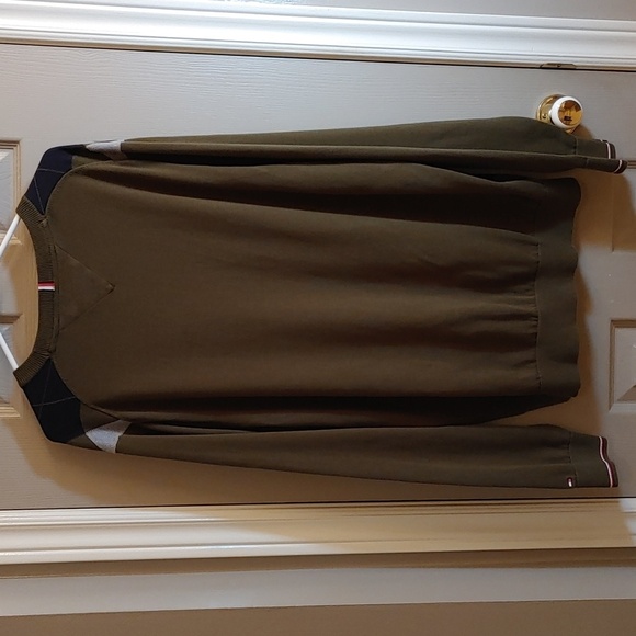 NWOT Tommy Hilfiger Men's Argyle Sweater Size XXL - Picture 2 of 9